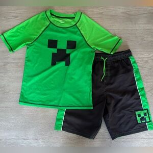 Minecraft Creeper Swim Set ☀️